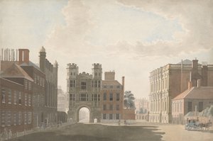 Whitehall Showing Holbeins Gate and Banqueting Hall